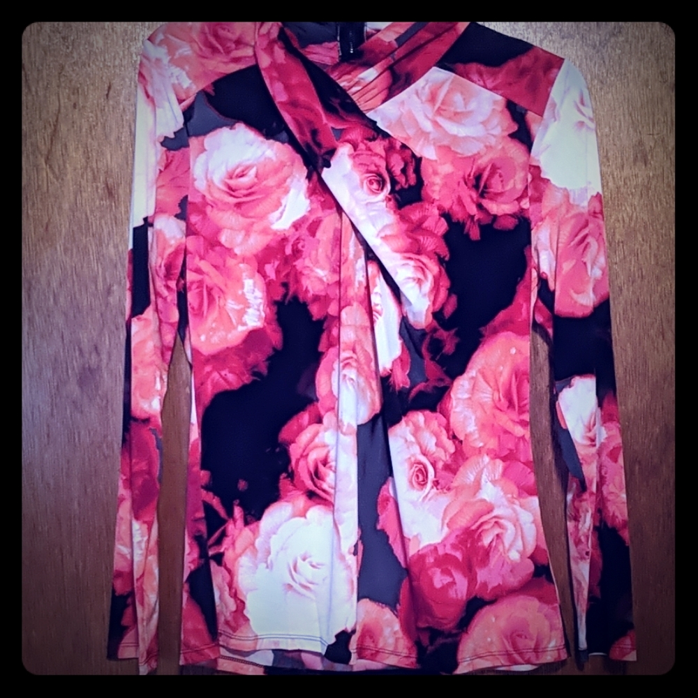 Worthington blouse floral print